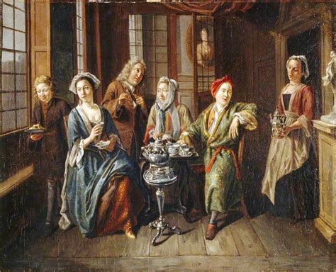 18c American Women A Brief History Of Tea In England And Her Colonies