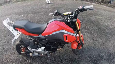 2020 Honda Grom Wheelie Bar 2015 Honda Grom 2nd Day Wheelie Practice