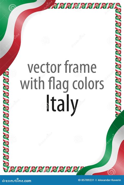 Italian Flag Border