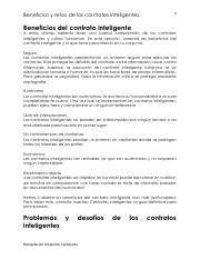 Beneficios Del Contrato Inteligente Pdf Beneficios Y Retos De Los