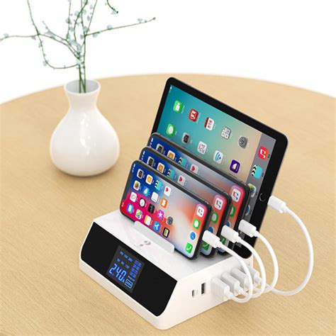 US$ 39.10 - PD45W Mobile phone tablet USB charger power adapter 100W fast charging bracket smart ...