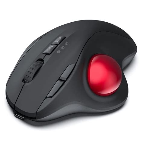 Buy Bluetooth Trackball Mouse, Wireless Ergonomic Mouse with Trackball ...