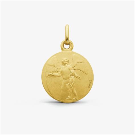 Médaille Ange Gardien Enfant Or Jaune 16mm Augis Site Officiel