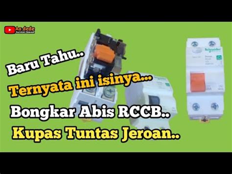 Fungsi Part ELCB RCCB Pengaman Arus Bocor YouTube