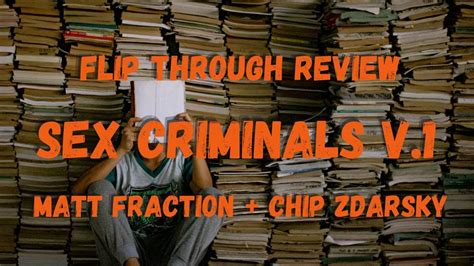 C Mic Sex Criminals Volume Flip Through Review Youtube