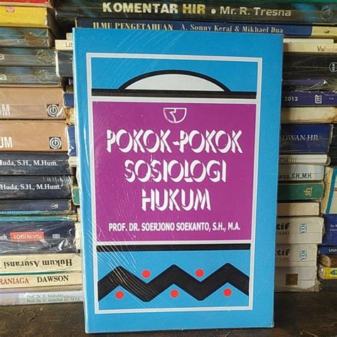 Jual Buku Pokok Pokok Sosiologi Hukum Prof Dr Soerjono Soekanto