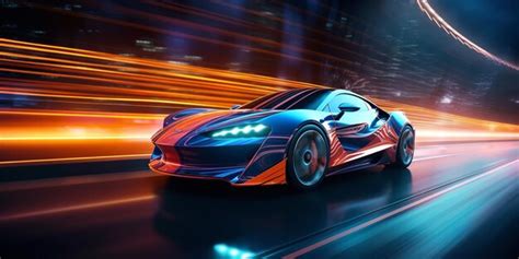 Premium Ai Image Modern Sports Car Generative Ai