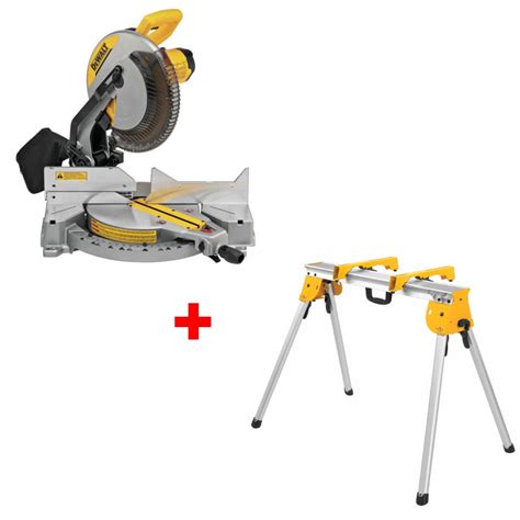 DeWalt DWS715 15Amp 12" Compound Single Bvl Miter Saw w/ Heavy Duty Wo ...