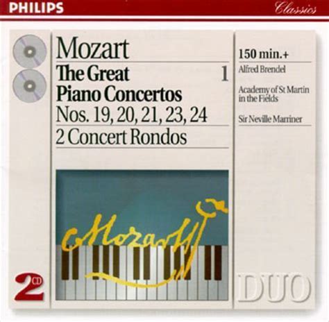 Alfred Brendel Neville Marriner Mozart The Great Piano Concertos