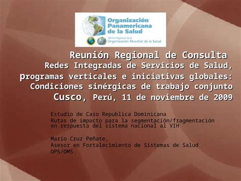 Ppt Reunión Regional De Consulta Redes Integradas De Servicios De