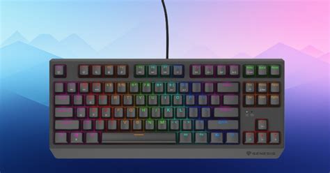 Klawiatura Genesis Thor 230 TKL Lite z RGB i Hot Swap dostępna za 139 99 zł w RTV Euro AGD
