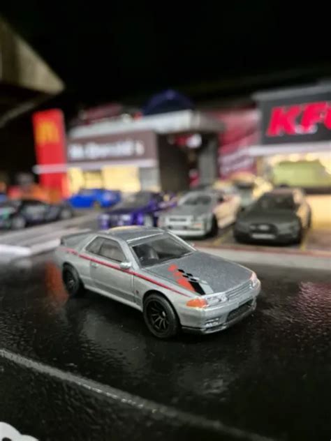 NISSAN SKYLINE GTR R Silver Hot Wheels Loose Premium Grey Nismo Z Tune Jdm PicClick UK