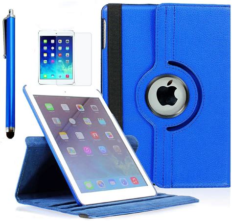 Zeox Ipad Air 2 Case 360 Degree Rotating Stand Case With Smart Cover Auto Sleep