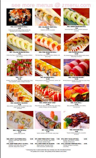 Online Menu of Sushi Ken Restaurant, Phoenix, Arizona, 85048 - Zmenu