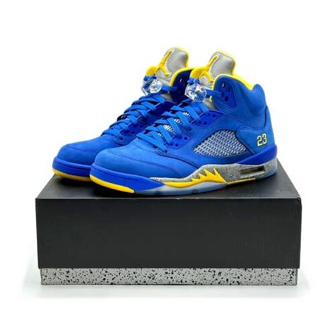 CD2720 400 Nike Air Jordan 5 Retro Laney Varsity Royal Blue Yellow