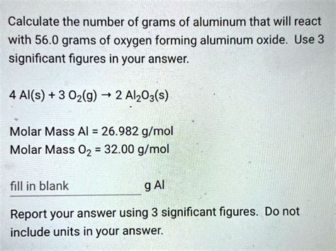 SOLVED: The Correct Name For Al2O3 Is Aluminum Oxide, 59% OFF