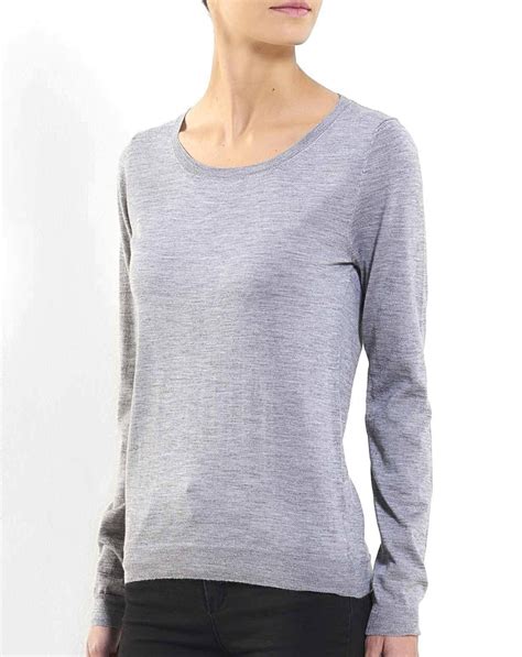 Extrafine Ladies Silk Cashmere Crew Neck Maisoncashmere