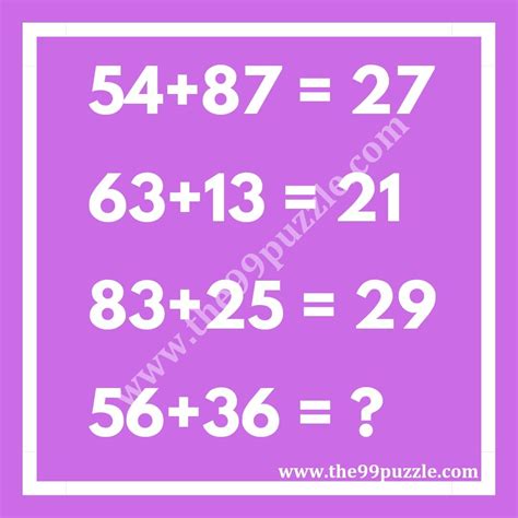 Brain Challenge Viral Math Puzzle With Answer Maths Puzzles Math Logic Puzzles Brain Challenge