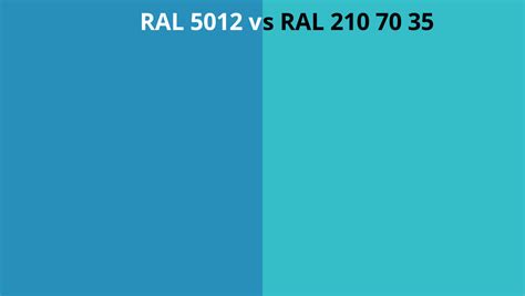 Ral 5012 Vs 210 70 35 Ral Colour Chart Uk