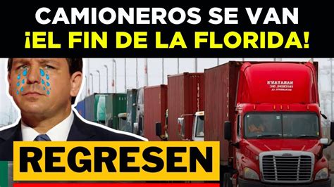 El Gobernador De La Florida Ruega A Los Inmigrantes Para Que Regresen A