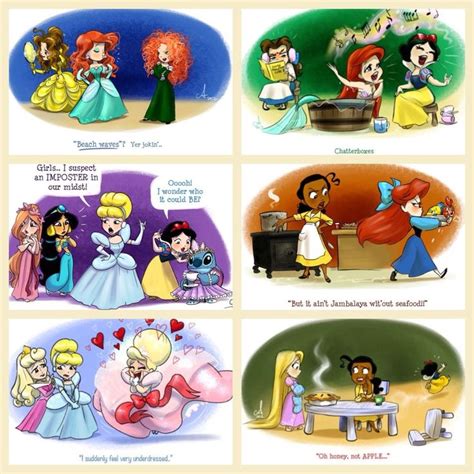 The Princesses Are Talking To Each Other In Different Ways And One Is Telling Them What Theyre