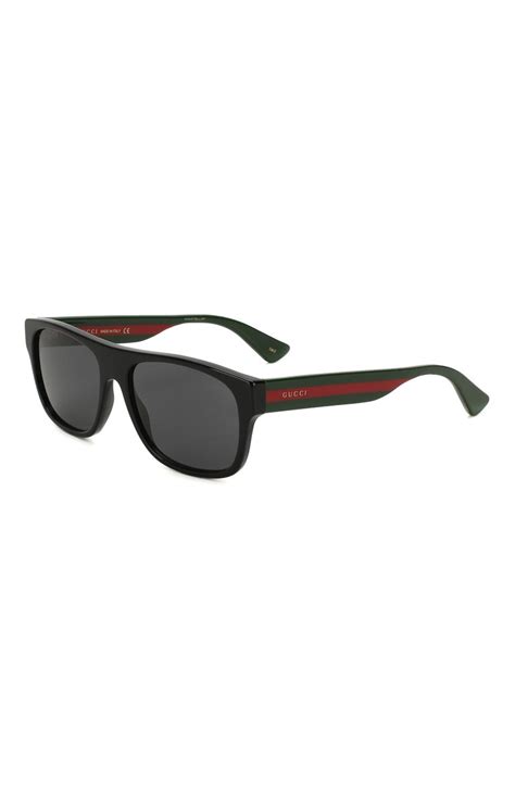 Мужские черные солнцезащитные очки GUCCI купить в интернет-магазине ЦУМ ...