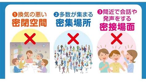 3つの“密”を避けて外出を…新型コロナで厚労省が新たな注意喚起を公表