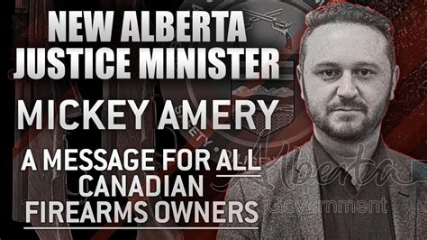 A Message For Firearms Owners New Alberta Justice Minister Youtube