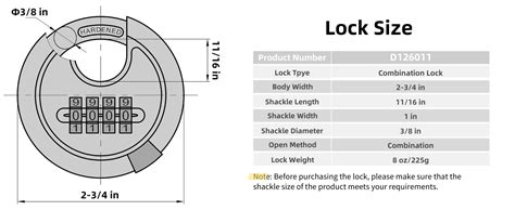 Daygos Combination Disc Padlocks For Outdoor Heavy Duty 4 Digit Code