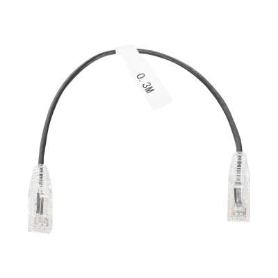 Cable De Parcheo Slim Utp Linkedpro Cat Cm Color Negro Di Metro