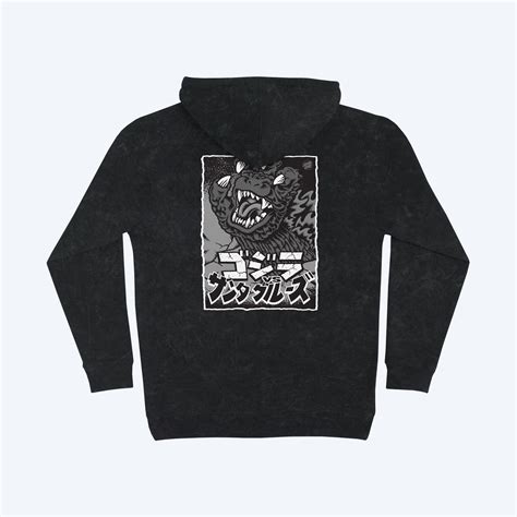 Godzilla Hand Midweight Pullover Hoodie