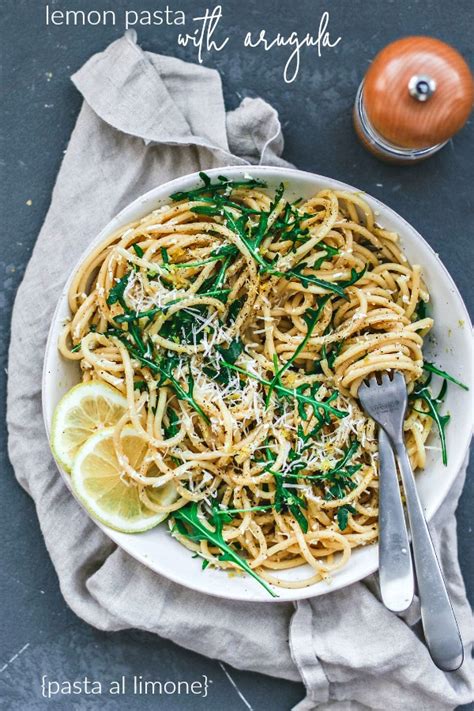 Lemon Pasta With Arugula Pasta Al Limone Killing Thyme