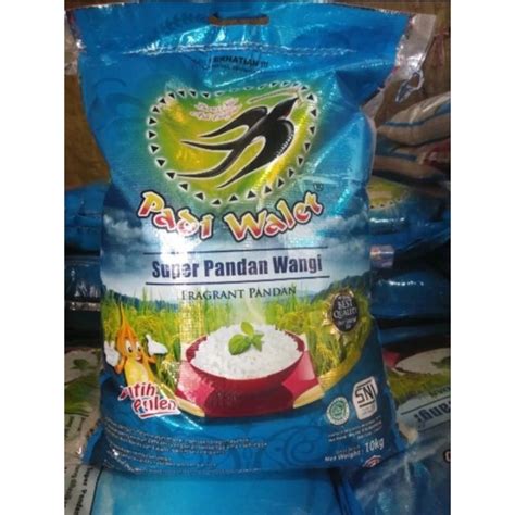 Jual Beras Pandan Wangi Cianjur Cap Padi Walet 25kg Khusus Kurir