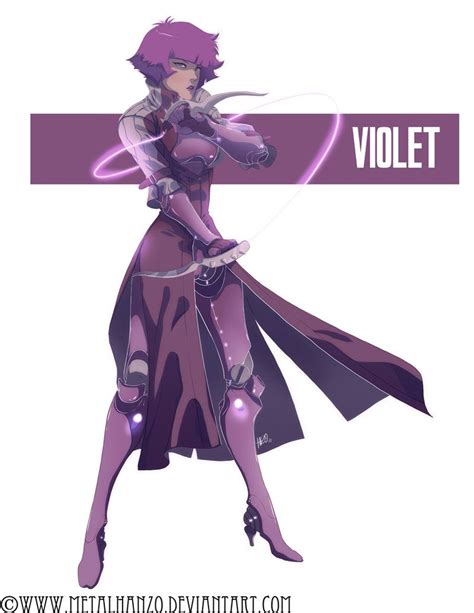 Neon Manga Violet By Heavymetalhanzo On Deviantart Superhero Design