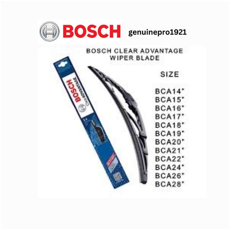 ORIGINAL BCA 16 Bosch Clear Advantage Soft Wiper Blade BCA WIPER