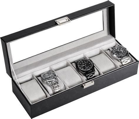 ProCase Caja Para 6 Relojes Organizador Relojero Guarda Relojes Porta