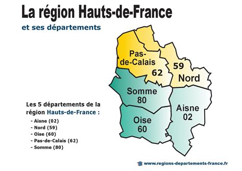 Département 62 le PAS DE CALAIS carte région localisation et