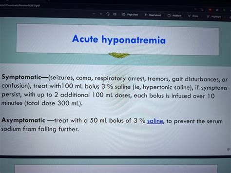 Fluids Electrolytes Flashcards Quizlet