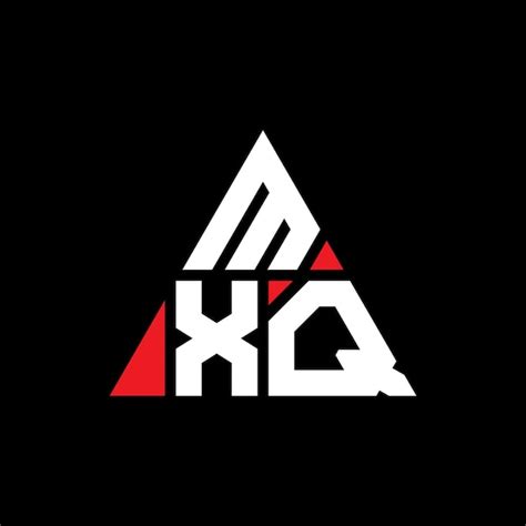 Diseño De Logotipo De Letra Triangular Mxq Con Forma De Triángulo