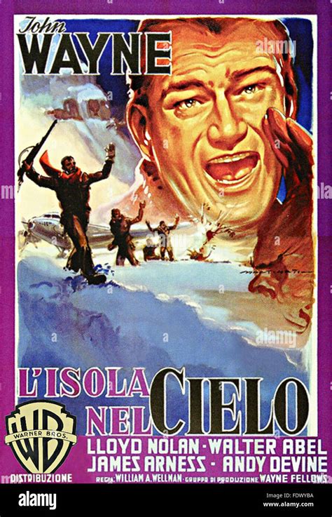 Island in the Sky (1953) - Italian Movie Poster Stock Photo - Alamy