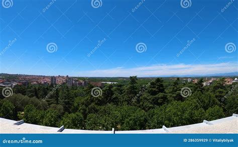 Panoramic View Of Cityscape From Mirador De La Cornisa Del Palacio Real