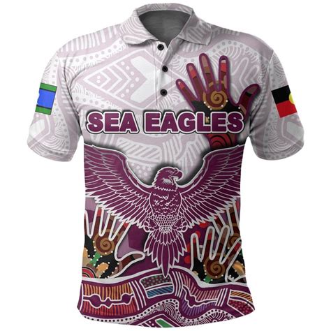 Aio Pride Naidoc Sea Eagles Polo Shirt Torres Strait Islander Aio Pride