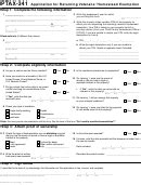 Fillable Form Ptax 324 Application For Senior Citizens Homestead