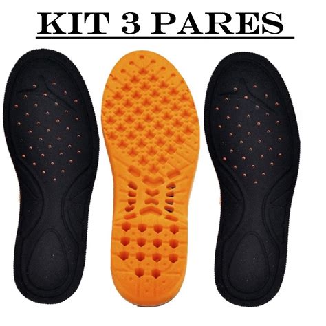 Kit Palmilha Confort Ortop Dica Pares Unissex Shopee Brasil