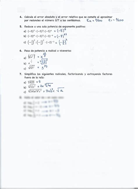 Solution Ejercicios De Repaso N Meros Reales Studypool