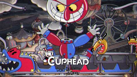 Cuphead Beppi The Clown Boss Fight Youtube