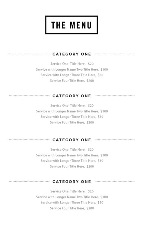 Pin By Brittany Sensenig On Your Pinterest Likes Spa Menu Menu