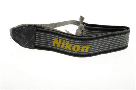 Nikon Grey Fabric Neck Strap Accessory Kamerastore