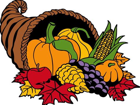 Thanksgiving Cornucopia Horn 48869532 Vector Art At Vecteezy