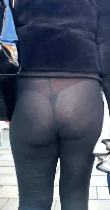 See Thru Leggings Thick Ass Hottie Sexy Candid Girls